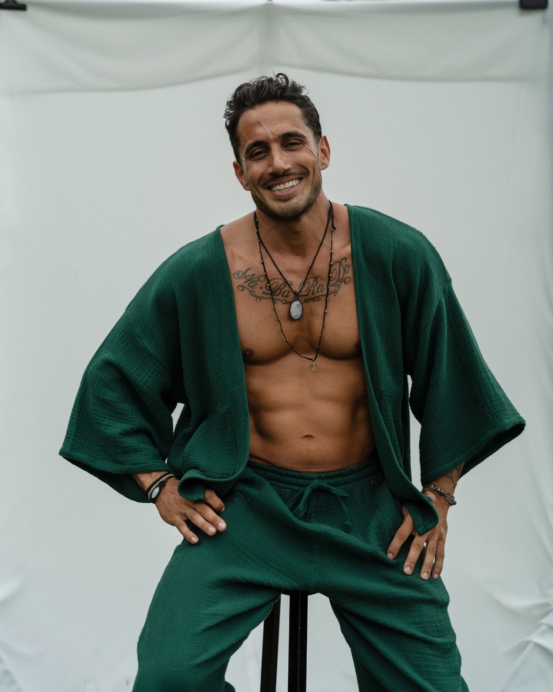 Cotton Kimono Jacket