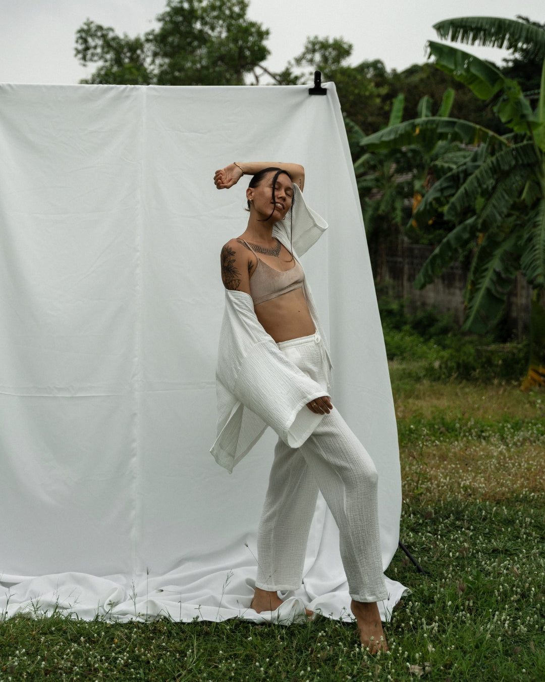 Cotton Kimono Jacket